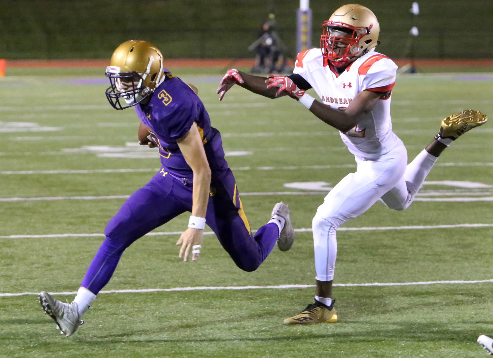 Andrean at Hobart football